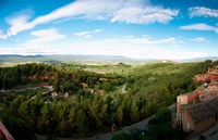 Clouds over a field, Roussillon, Vaucluse, Provence-Alpes-Cote d'Azur, France Fine Art Print