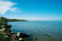 View of a lake, Etang de Vaccares, Camargue, Bouches-Du-Rhone, Provence-Alpes-Cote d'Azur, France Fine Art Print