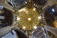 Interiors of Siena Cathedral, Siena, Tuscany, Italy Fine Art Print