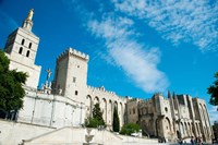 Cathedrale Notre-Dame des Doms d'Avignon, Palais des Papes, Avignon, Vaucluse, Provence-Alpes-Cote d'Azur, France Fine Art Print