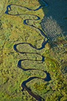 Aerial view of a stream, Park City, Utah, USA Fine Art Print