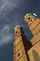 Low angle view of a church, Munich Cathedral, Munich, Bavaria, Germany Fine Art Print