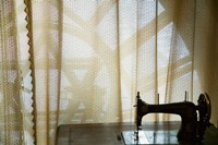 Old sewing machine in a museum, Haerbin New Synagogue, Harbin, Heilungkiang Province, China Fine Art Print