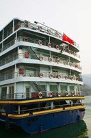 Yangtze River Cruise Ship, Yangtze River, Chongqing Province, China Fine Art Print