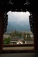 Old town viewed from North Gate, Dali, Yunnan Province, China Fine Art Print