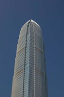 Low angle view of a skyscraper, Two International Finance Centre, Central District, Hong Kong Island, Hong Kong Fine Art Print