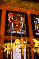 Interior of Chateau du Haut-Koenigsbourg, Orschwiller, Alsatian Wine Route, Bas-Rhin, Alsace, France Fine Art Print