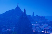 Cathedral of Notre Dame Le Puy, Le Puy-en-Velay, Haute-Loire, Auvergne, France Fine Art Print