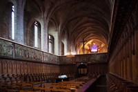 Abbatiale Saint-Robert, Auvergne, France Fine Art Print