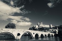 Pont Vieux Bridge, Beziers, Herault, Languedoc-Roussillon, France Fine Art Print