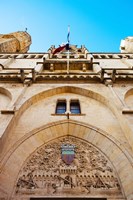 Town hall at Place de l'Hotel de Ville, Narbonne, Aude, Languedoc-Roussillon, France Fine Art Print
