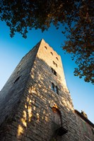 Pope John XXII tower at Cahors, Lot, Midi-Pyrenees, France Fine Art Print