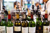 Wine tasting, Saint-Emilion, Gironde, Aquitaine, France Fine Art Print