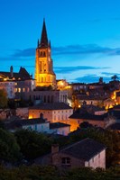 Eglise Monolithe Church at Dawn, Saint-Emilion, Gironde, Aquitaine, France Fine Art Print