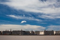 Place de la Bourse along the Garonne River, Bordeaux, Gironde, Aquitaine, France Fine Art Print