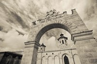 Entrance of a Winery, Chateau Cos d'Estournel, St-Estephe, Haut Medoc, Gironde, Aquitaine, France Fine Art Print