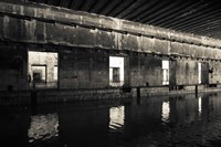 Interiors of World War Two-era Nazi submarine, Bordeaux, Gironde, Aquitaine, France Fine Art Print