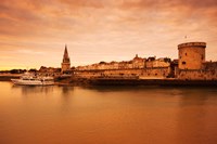 Tour de la Lanterne and Tour de la Chaine towers, La Rochelle, Charente-Maritime, Poitou-Charentes, France Fine Art Print