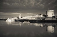 Tour de la Lanterne, La Rochelle, Charente-Maritime, Poitou-Charentes, France (black and white) Fine Art Print