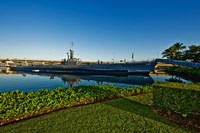 World War II submarine at a museum, USS Bowfin Submarine Museum And Park, Pearl Harbor, Honolulu, Oahu, Hawaii, USA Fine Art Print