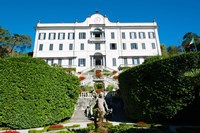 Low angle view of a villa, Villa Carlotta, Tremezzo, Lake Como, Lombardy, Italy Fine Art Print