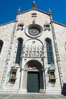 Low angle view of a cathedral, Como Cathedral, Como, Lombardy, Italy Fine Art Print