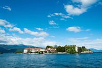 Isola Bella seen from ferry, Stresa, Lake Maggiore, Piedmont, Italy Fine Art Print