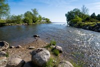 Beaver River flowing into Georgian Bay, Thornbury, Ontario, Canada by Panoramic Images - various sizes