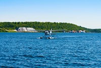 Seaplane in the sea, Deep Bay, Parry Sound, Ontario, Canada Fine Art Print