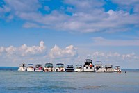Boats in a lake, Lake Simcoe, Ontario, Canada Fine Art Print