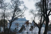Replica of the Forbidden City, Harbin International Sun Island Snow Sculpture Art Fair, Harbin, China Fine Art Print
