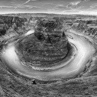 Horseshoe Bend BW 2 of 3 Fine Art Print