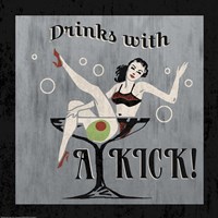 Drinks with a Kick by Erin Clark - various sizes - $22.49