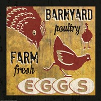 Barnyard Poultry Fine Art Print