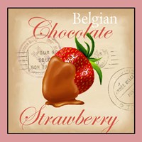 Belgian Chocolate Strawberry Fine Art Print