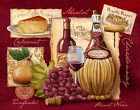Wine and Cheese Framed Print