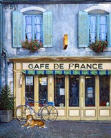 Cafe De France Fine Art Print