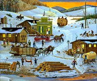 Logging Camp by Bob Pettes - various sizes
