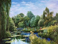 Monet Garden I Fine Art Print