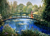 Monet Garden II Fine Art Print