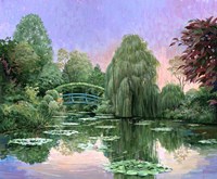 Monet Garden V Fine Art Print