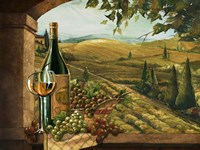 Vineyard Window II Fine Art Print