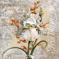 White Iris Fantasy Fine Art Print