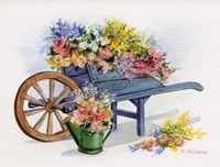 Flower Cart by Maureen Mccarthy - various sizes