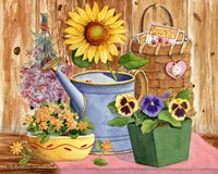 Pansies & Sunflowers by Maureen Mccarthy - various sizes