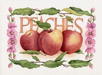 12" x 9" Peaches