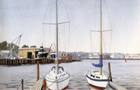 Sailboats At Dock by Maureen Mccarthy - various sizes