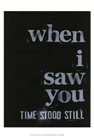 When I Saw You... IV Fine Art Print