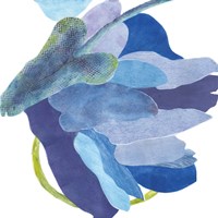 Sideways Indigo I Fine Art Print