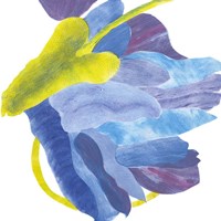 Sideways Indigo III Fine Art Print